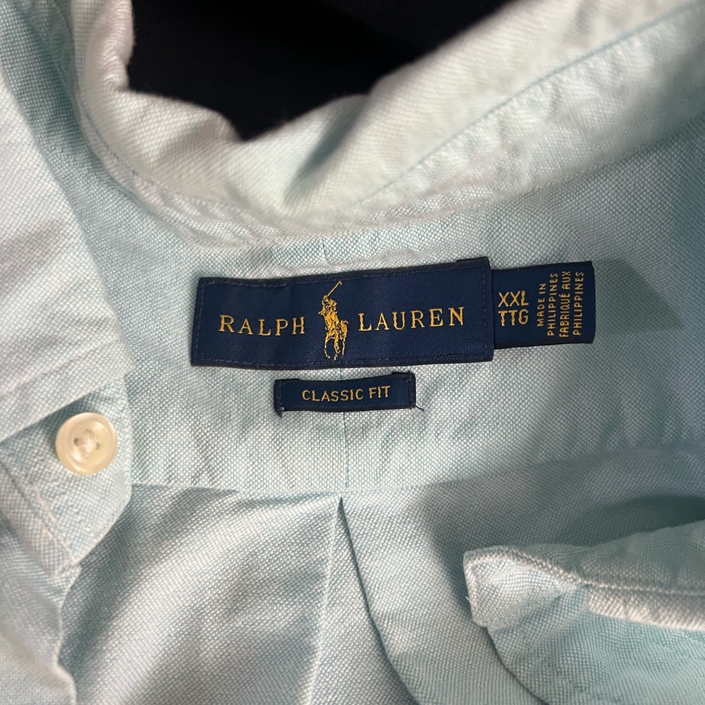 Ralph Lauren Men's Light Blue Classic Fit Shirt
